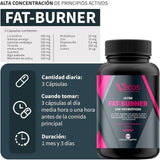 FAT BURNER Extra Strength – Fórmula Termogénica Avanzada para Quema de Grasa, Energía y Control del Apetito – 100 Cápsulas