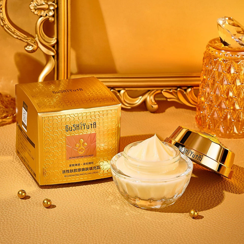 Crema Rejuvenecedora y Rellenadora con Colágeno y Péptidos Activos – Hidratación Profunda, Firmeza y Efecto Antiedad – 50ML