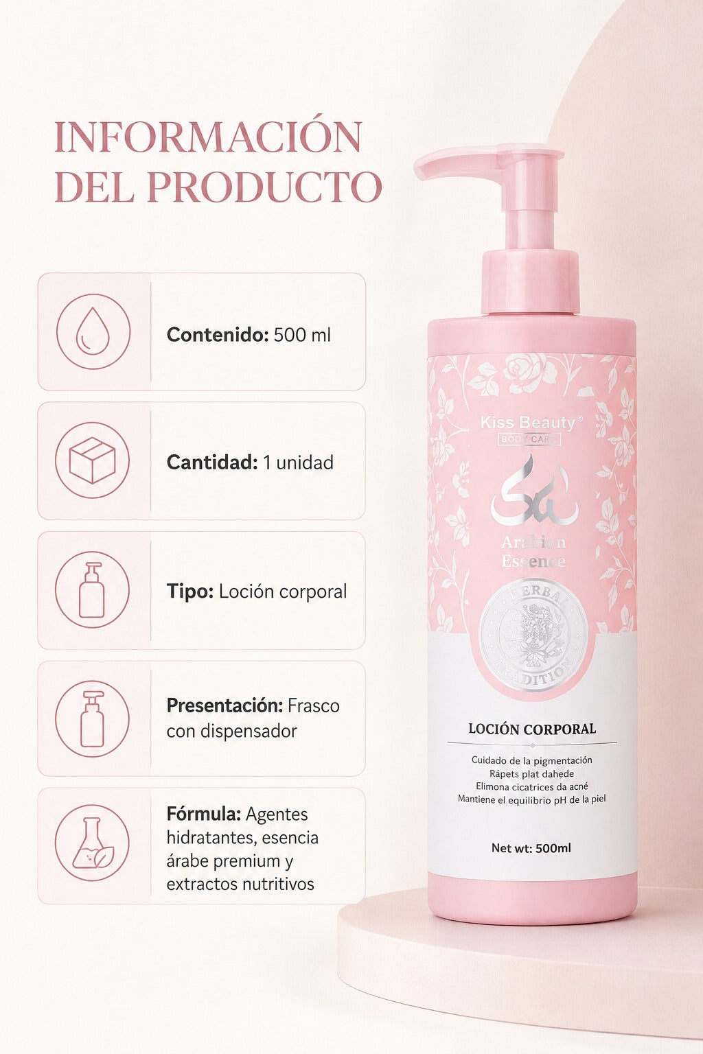 Loción Corporal Arabian Essence 500 ml