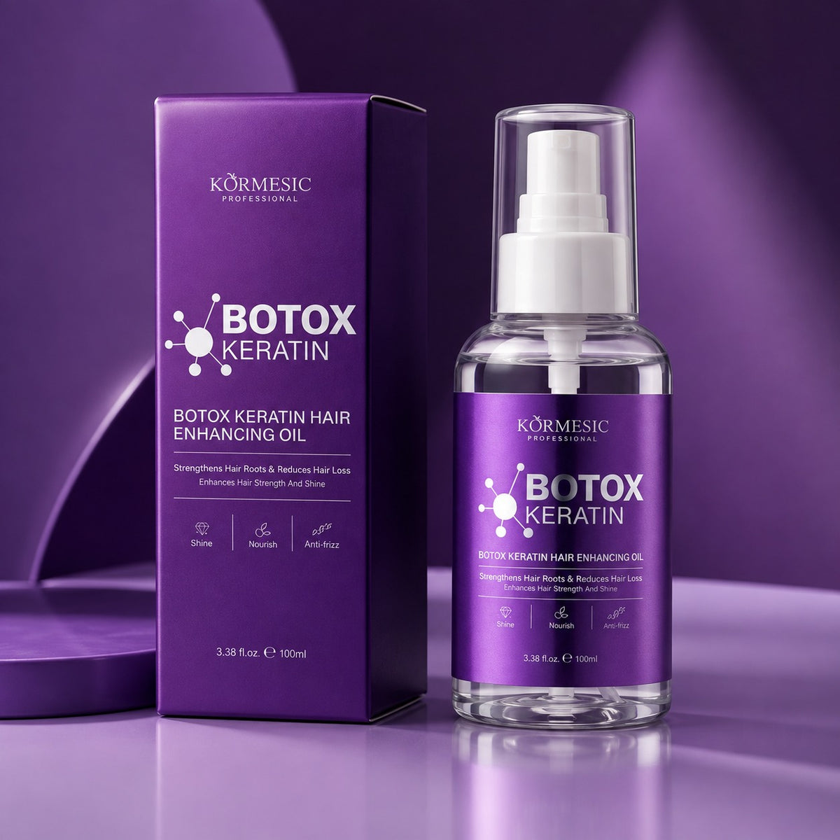 Óleo Capilar KORMESIC Botox Keratin 100 ml