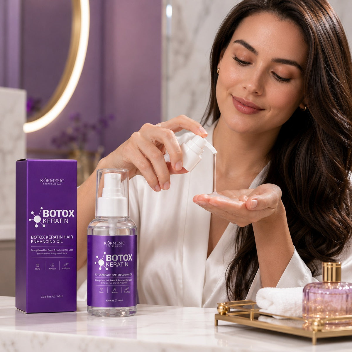Óleo Capilar KORMESIC Botox Keratin 100 ml