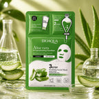 Máscara Facial de Aloe Vera y Colágeno en 3 Pasos