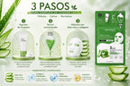 Máscara Facial de Aloe Vera y Colágeno en 3 Pasos