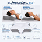 Almohada Cervical Ortopédica 2 en 1