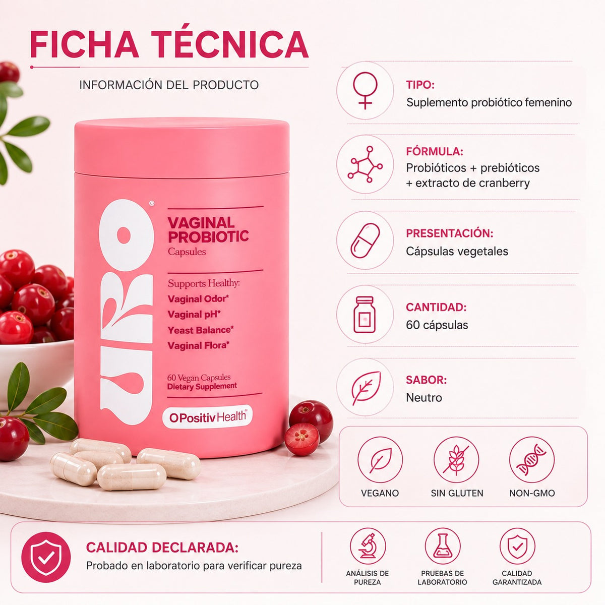 Probióticos para el Cuidado Íntimo Femenino