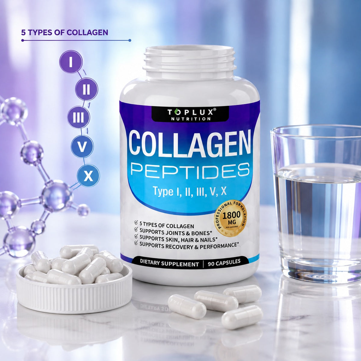TOPLUX Nutrition Peptides  1800 mg