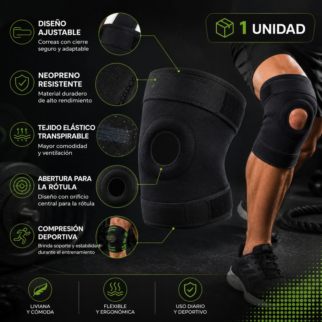 Rodillera Deportiva de Neopreno