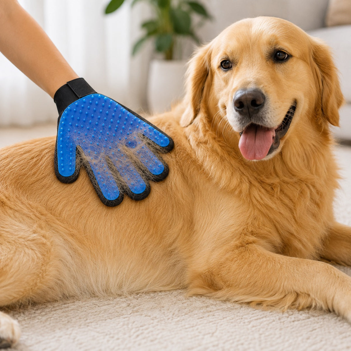 Guante para Eliminar Pelo de Mascotas