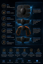 Pack EMS Fitness para Abdomen y Glúteos