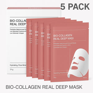 Pack de 5 Mascarillas Faciales de Colágeno – Hidratación, Firmeza y Rejuvenecimiento de la Piel