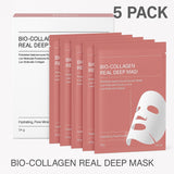 Pack de 5 Mascarillas Faciales de Colágeno – Hidratación, Firmeza y Rejuvenecimiento de la Piel
